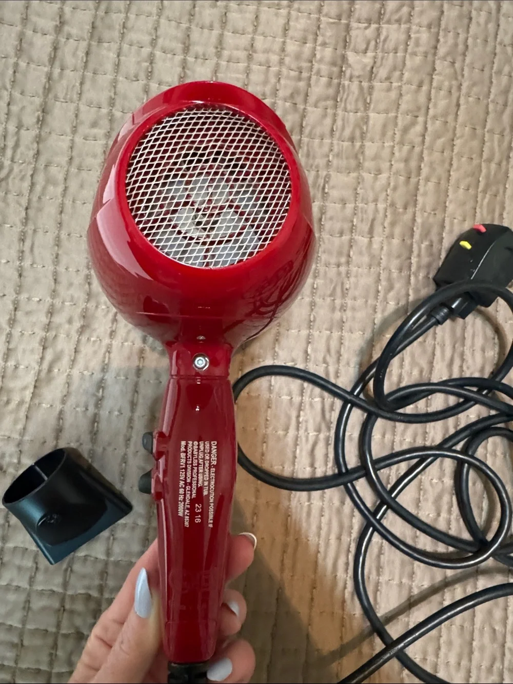 BaByliss Red Professional Ferrari Hair Dryer